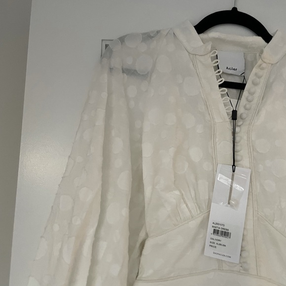 ❌SOLD❌Acler Bastia Dress White Corset Mini Boho - Picture 10 of 16